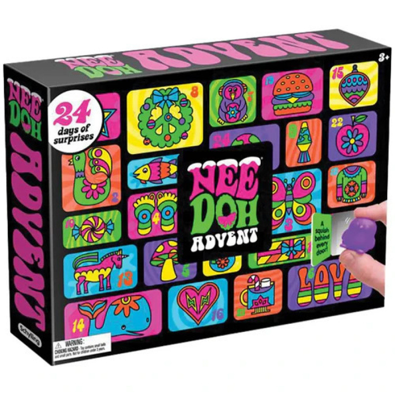 Advent Calendar Gift - ปฏิทินนีด็อห์ 2026 ของขวัญสำหรับเด็ก ตุ๊กตา PVC 3D
