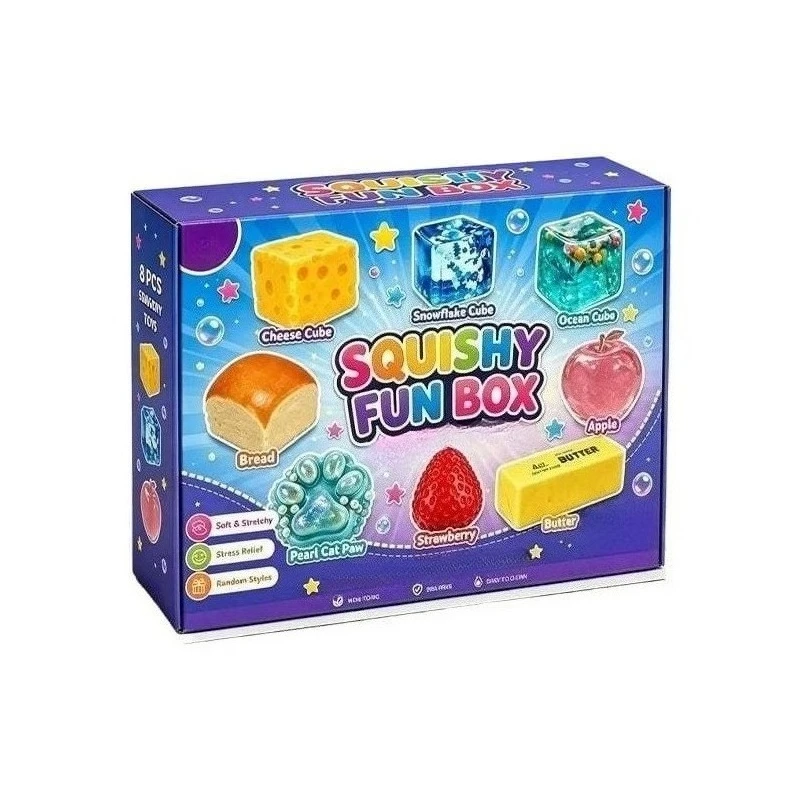 Advent Calendar Gift - AIUWEY 2026 ปฏิทินสควิชชี่แคนดี้มอลต์น่ารักใหม่, ของขวัญแคนดี้มอลต์เซอร์ไพรส์ 8 ชิ้น,