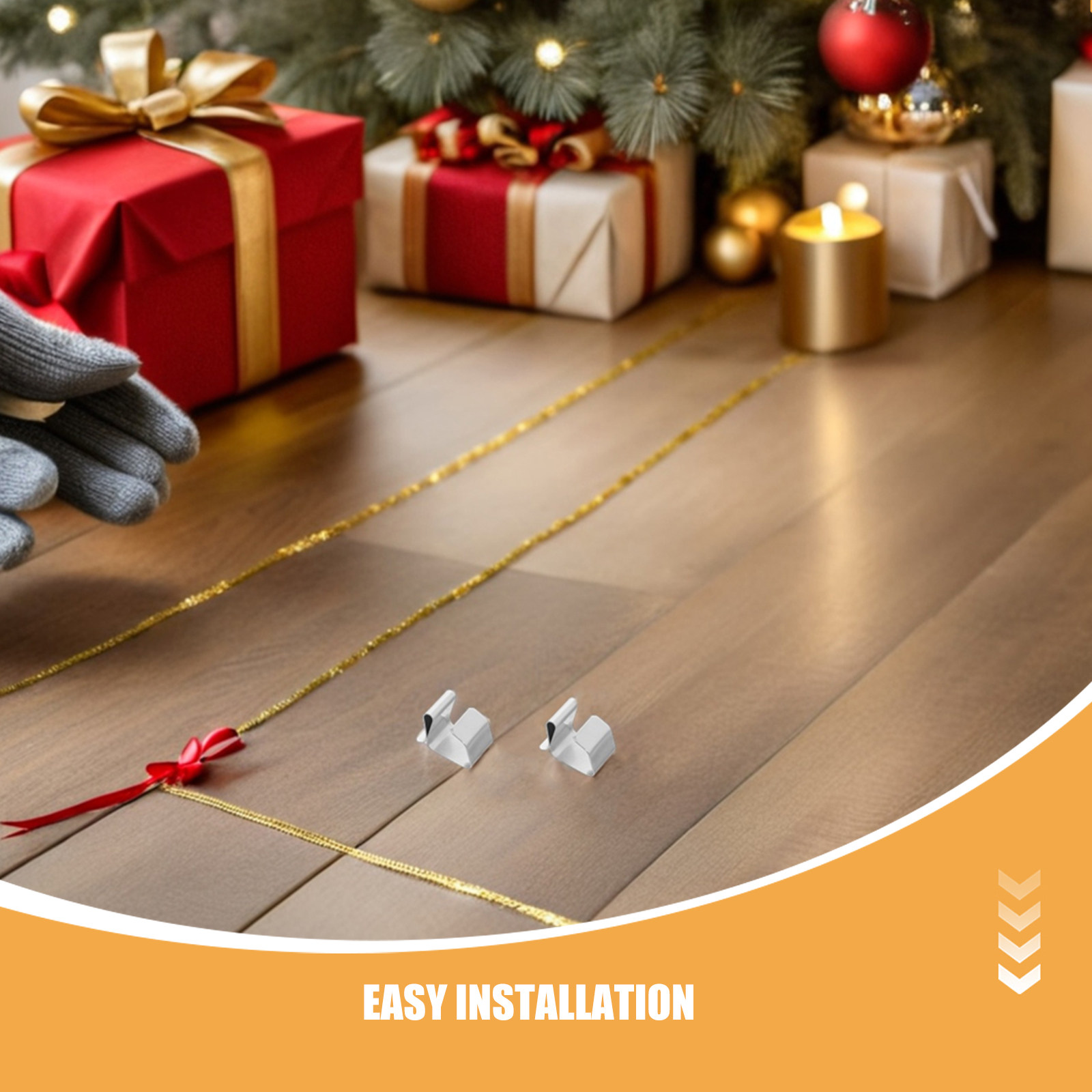 คลิปหนีบรางน้ำกลางแจ้งสำหรับไฟ - Christmas Lights Outdoor บทวิจารณ์และราคา