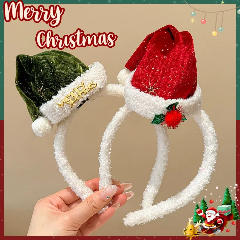 ที่คาดผมคริสต์มาสพร้อมหมวกซานต - Santa Hat Plush บทวิจารณ์และราคา