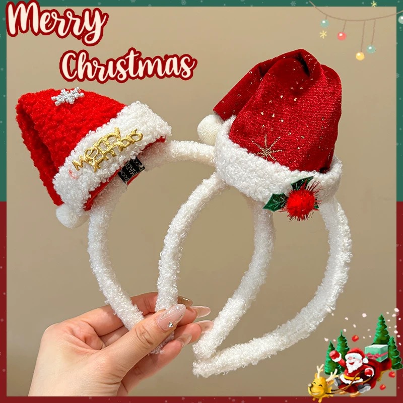 ที่คาดผมคริสต์มาสพร้อมหมวกซานต - Santa Hat Plush บทวิจารณ์และราคา
