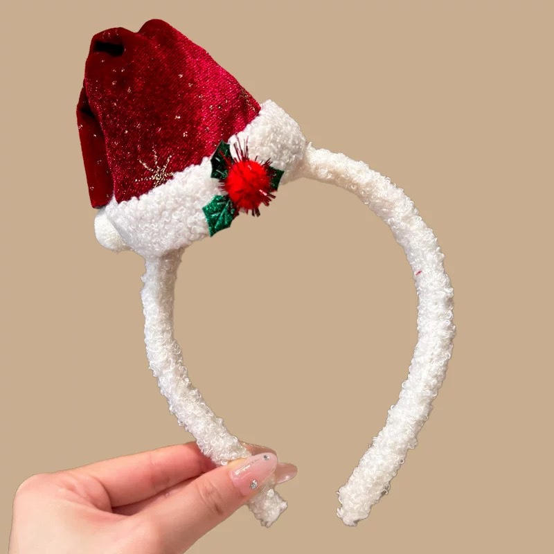 ที่คาดผมคริสต์มาสพร้อมหมวกซานต - Santa Hat Plush บทวิจารณ์และราคา