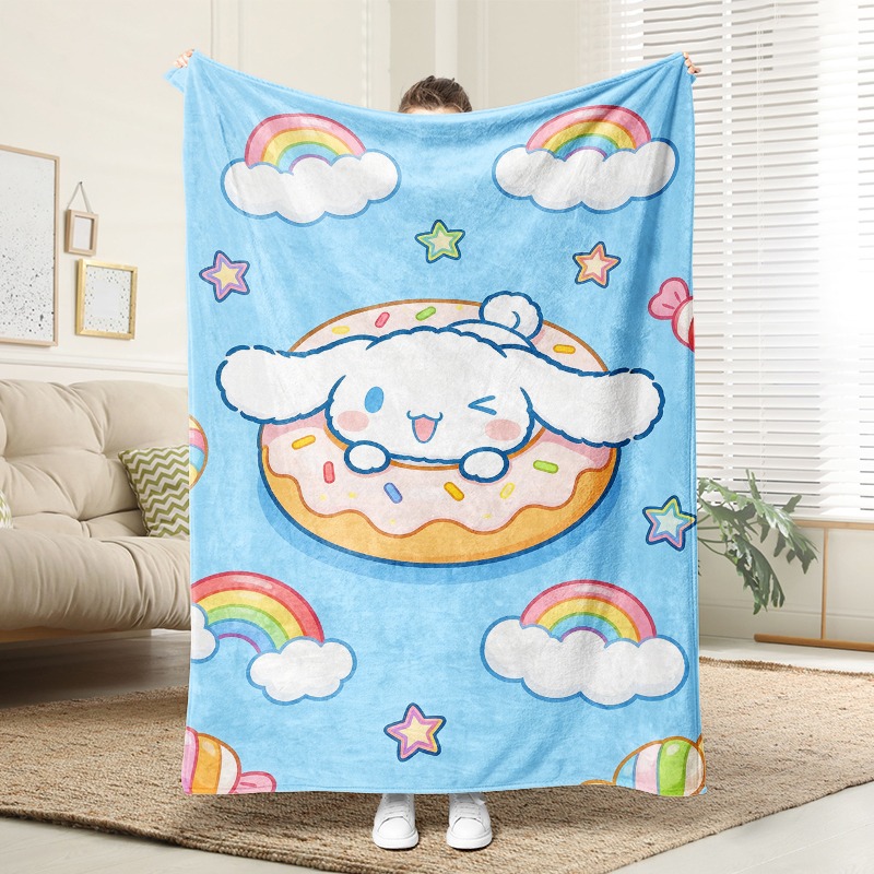 ผ้าห่มซานริโอ ลายซินนามอโรลโดน - Christmas Throw Blanket บทวิจารณ์และราคา