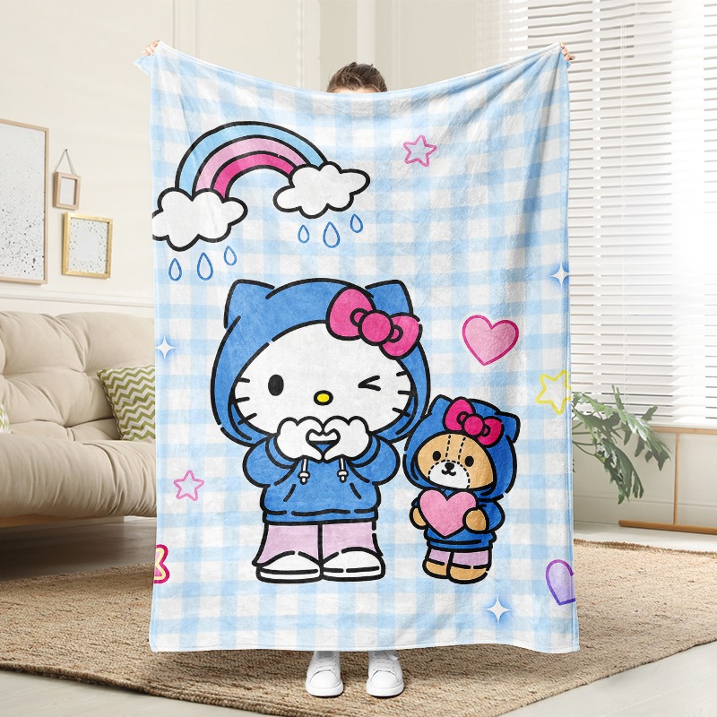 ผ้าห่มซานริโอ ลายเฮลโลคิตตี้แล - Christmas Throw Blanket บทวิจารณ์และราคา