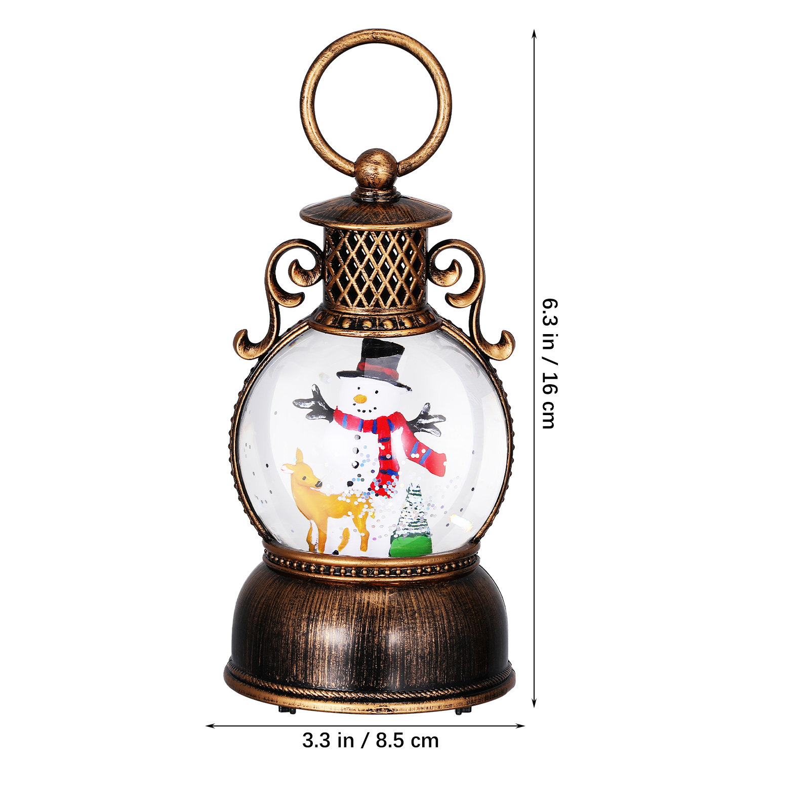 กล่องดนตรีคริสต์มาส ลูกโลกหิมะ - Snow Globe Musical บทวิจารณ์และราคา