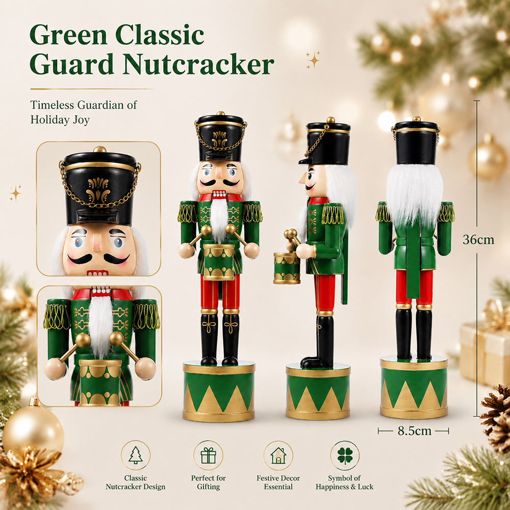 ของตกแต่งนัทแครกเกอร์ไม้สไตล์ใ - Nutcracker Figurine บทวิจารณ์และราคา