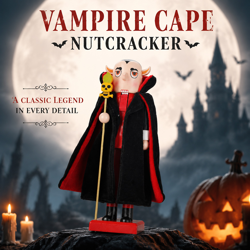 ของตกแต่งฮาโลวีนทำจากไม้เนื้อแ - Nutcracker Figurine บทวิจารณ์และราคา