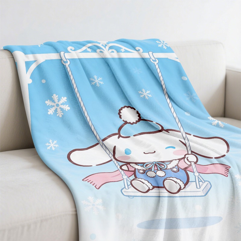 ผ้าห่มซานริโอ ซินนามอโรล ผ้าห่ - Christmas Throw Blanket บทวิจารณ์และราคา