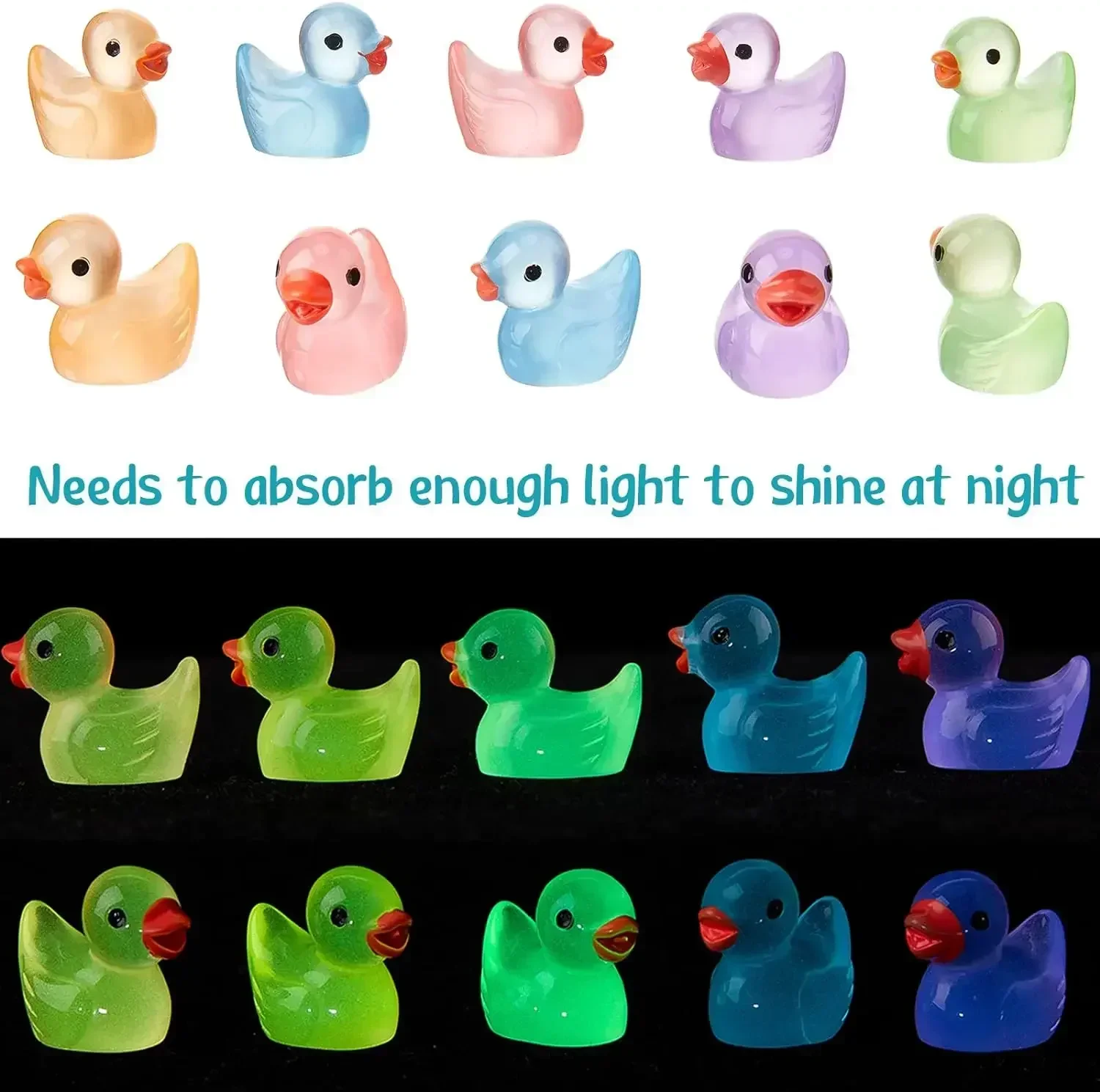 500-50pcs Luminous Mini เป็ด M - Nutcracker Figurine บทวิจารณ์และราคา
