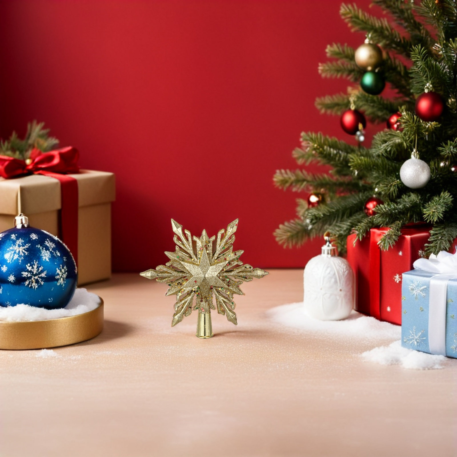 ดาวประดับยอดต้นคริสต์มาส 7 ชิ้ - Star Tree Topper บทวิจารณ์และราคา