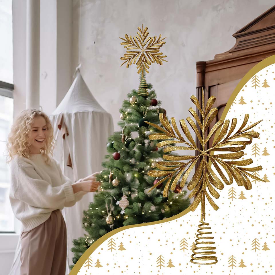 ดาวประดับยอดต้นคริสต์มาส ของตก - Star Tree Topper บทวิจารณ์และราคา