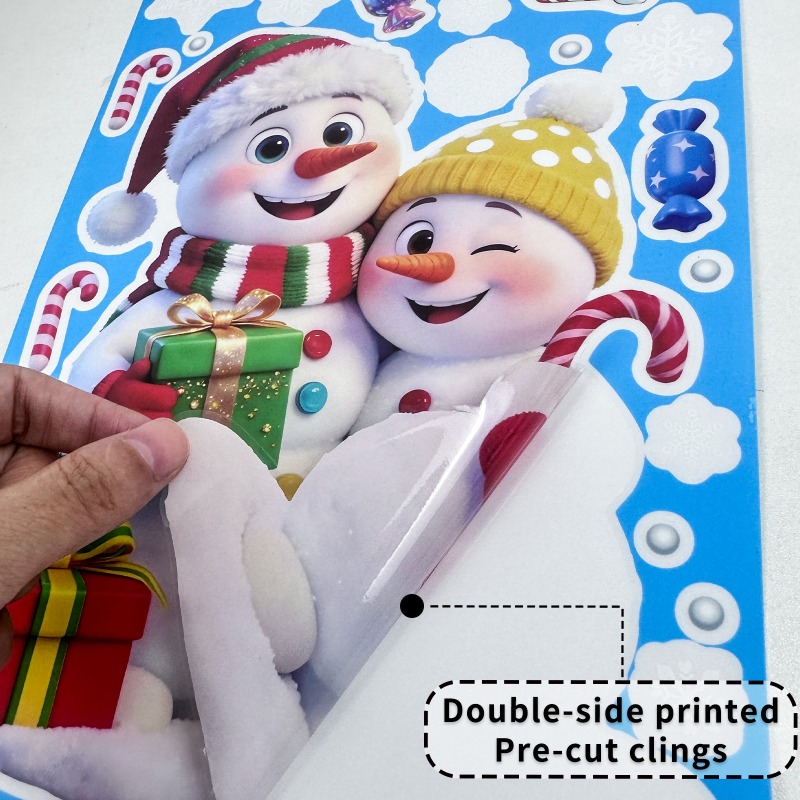 สติกเกอร์กระจก PVC ลายคริสต์มา - Snowflake Window Decal บทวิจารณ์และราคา