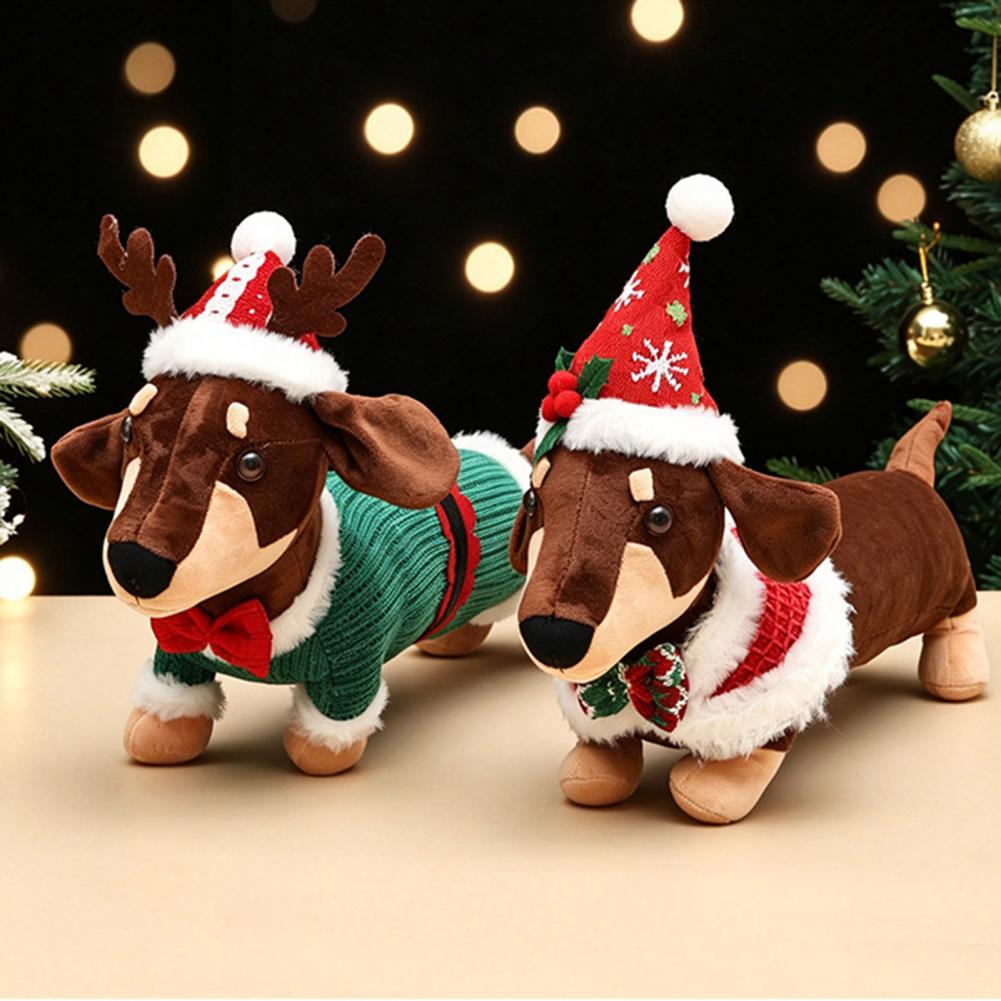 ตุ๊กตาดัชชุนด์คริสต์มาส ของตกแ - Santa Hat Plush บทวิจารณ์และราคา