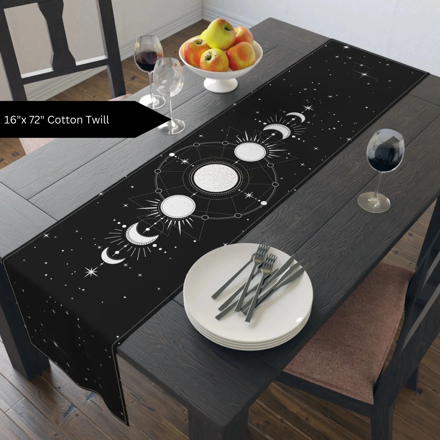 ผ้าปูโต๊ะลายดวงอาทิตย์ ดวงจันท - Christmas Table Runner บทวิจารณ์และราคา