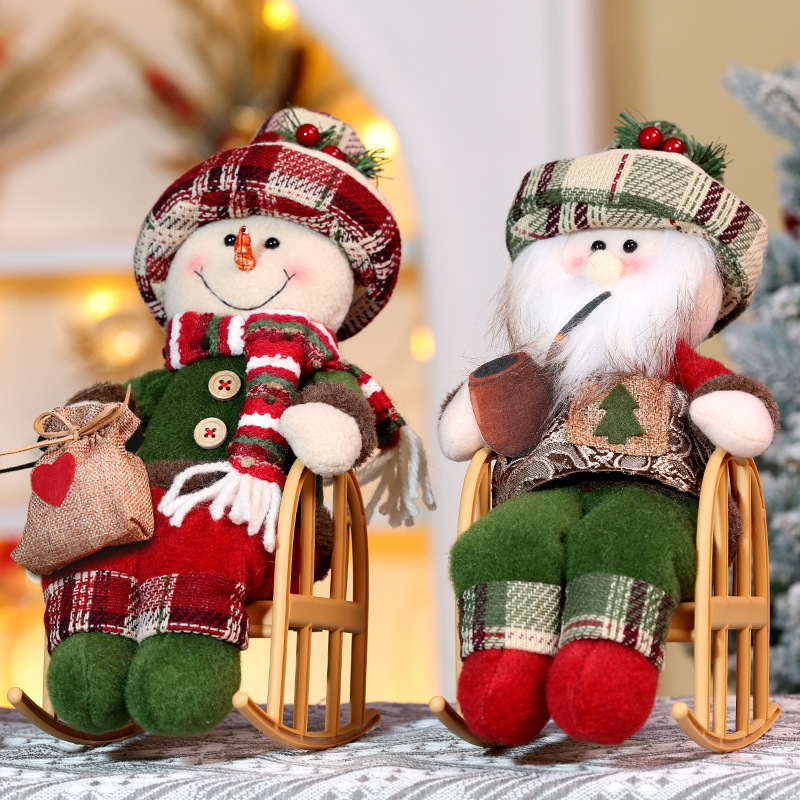 เก้าอี้โยกผ้าลายสก็อตตกแต่งคริ - Christmas Throw Blanket บทวิจารณ์และราคา