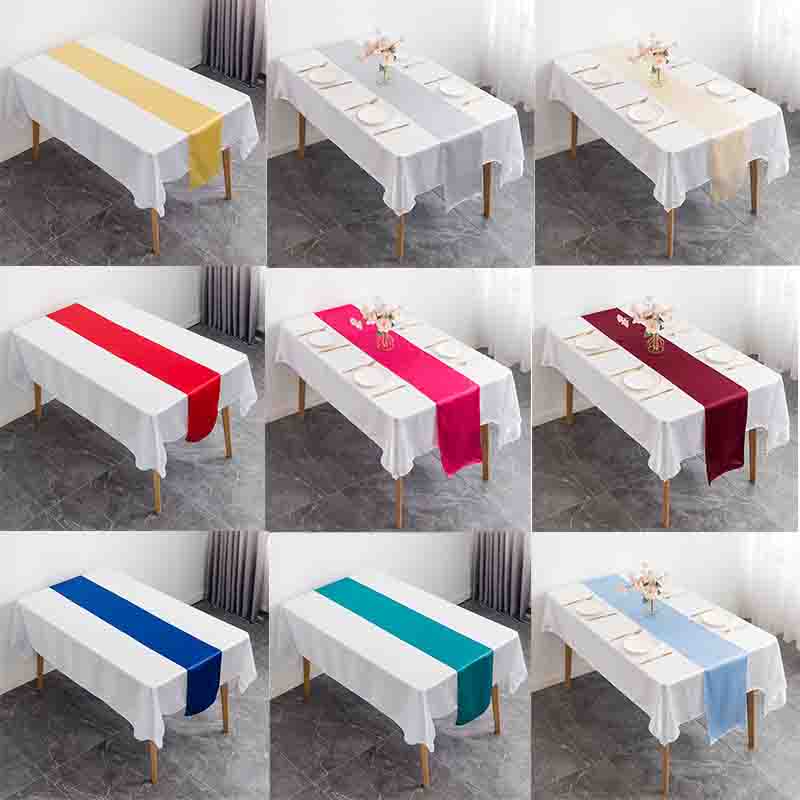 12X108นิ้วผ้าซาตินตารางรองชนะเ - Christmas Table Runner บทวิจารณ์และราคา