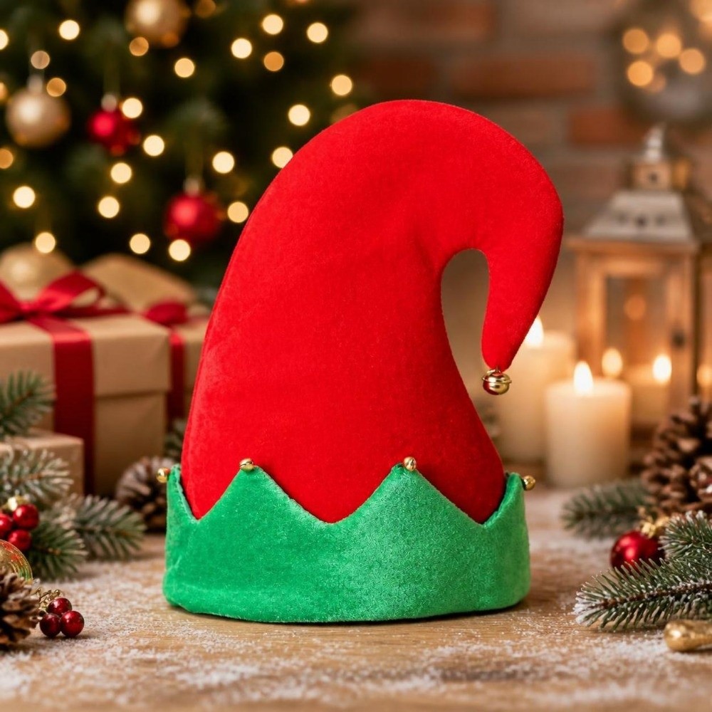 หมวกคริสต์มาสผ้ากำมะหยี่นุ่มสร - Santa Hat Plush บทวิจารณ์และราคา