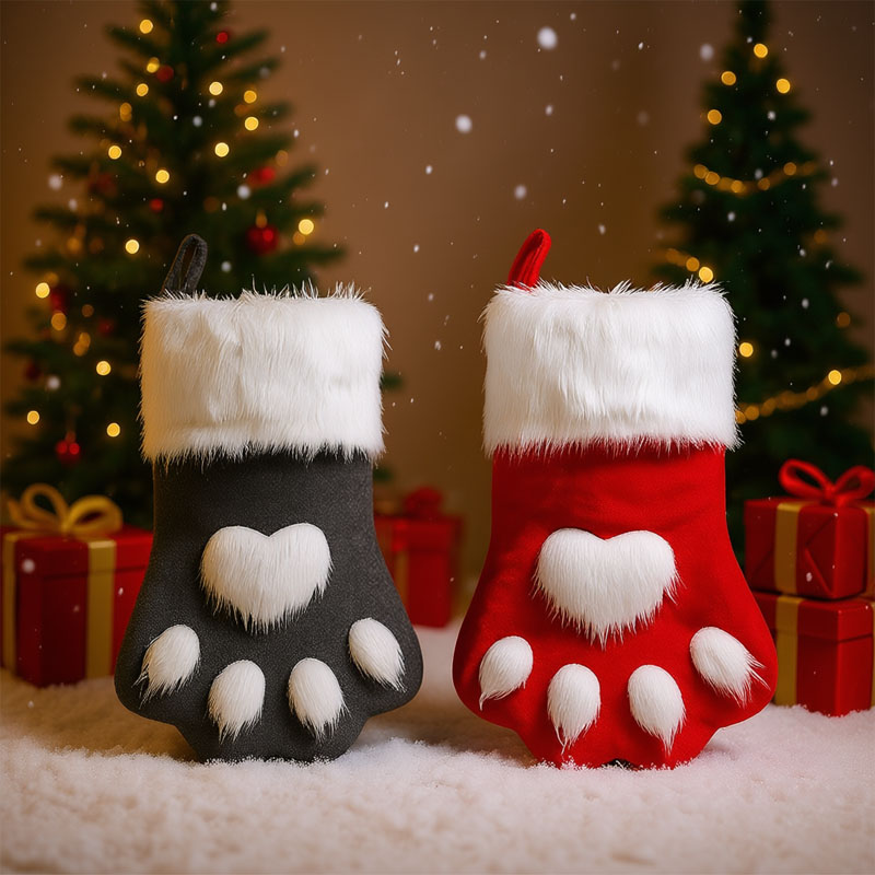 1-10 ชิ้น ถุงเท้าคริสต์มาสลายอ - Christmas Stocking Hanging บทวิจารณ์และราคา